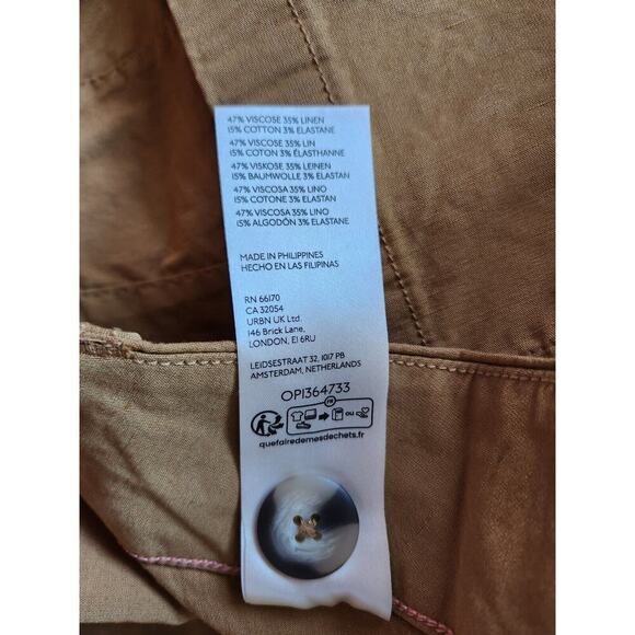 NWT Maeve The Colette Cropped Wide-Leg Pants Size 22W Plus Honey #7D404 - Picture 10 of 10